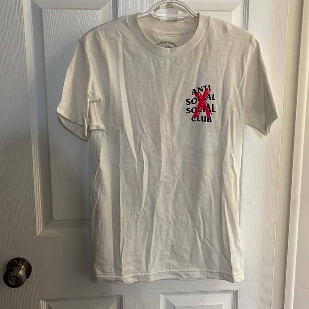 Anti Social Social Club White Tshirt Size Small